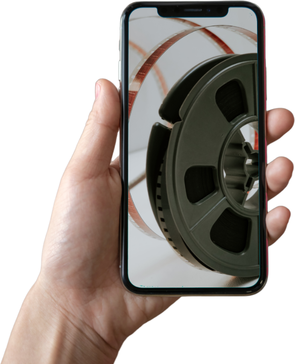 Фотография катушки для проектирования 3D-модели
